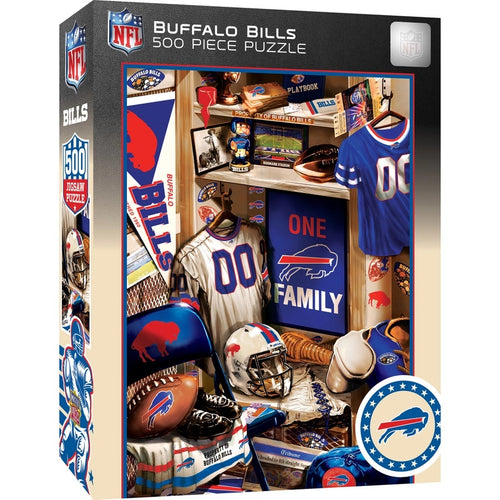 Buffalo Bills Locker Room 500 Piece Puzzle - Little Gift Nook