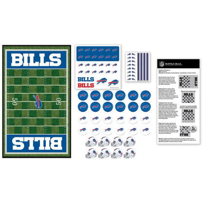 Buffalo Bills Checkers Board Game. Game comes with board, pieces, decals, and instructions. - Little Gift Nook