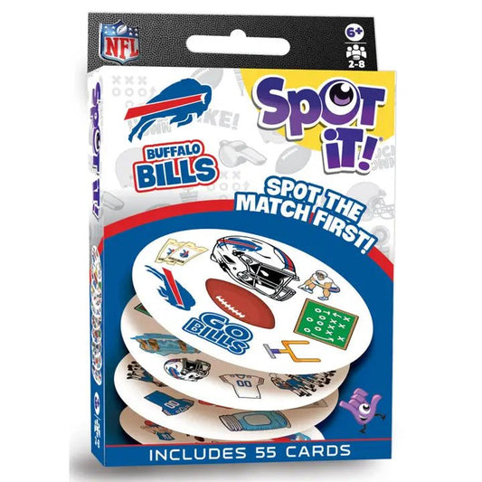 Buffalo Bills Spot it card game in package - spot the match first! 55 cards - Little Gift Nook