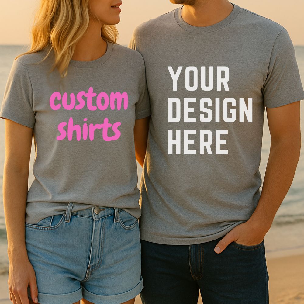 Bella Canvas cotton unisex custom tshirts for men and women - choose your size and color - Little Gift Nook