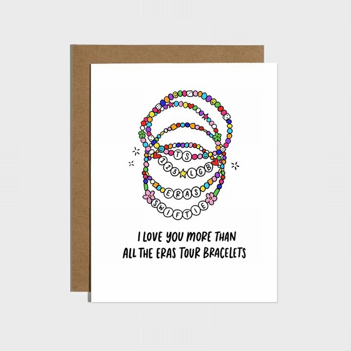 Eras Friendship Bracelets Card - Little Gift Nook