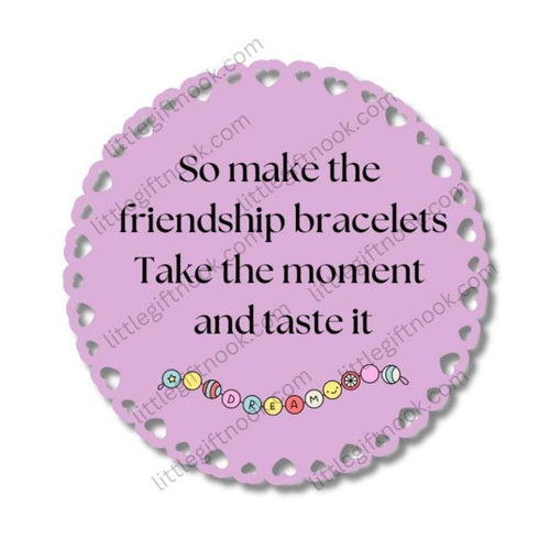 Friendship Bracelet Sticker 3.5