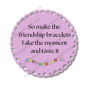 Friendship Bracelet Sticker 3.5" - Little Gift Nook