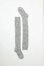 Load image into Gallery viewer, Tall Knit Woman&#39;s Boot Socks in Light Gray.