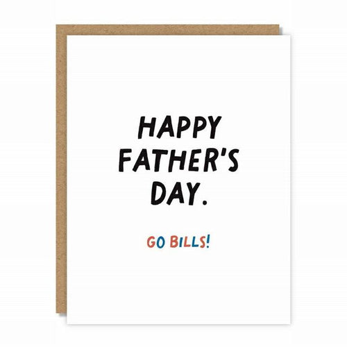 Happy Father's Day. Go Bills! Greeting Card - Little Gift Nook