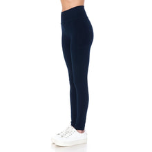 Load image into Gallery viewer, High Waist Navy Leggings with Pockets - Little Gift Nook