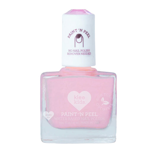 Klee Naturals Peel-Off Nail Polish – Jackson Pink - non toxic - made in USA - Little Gift Nook