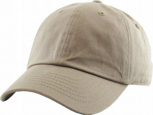 Kids Tan Baseball Hat. Adjustable in back. - Little Gift Nook