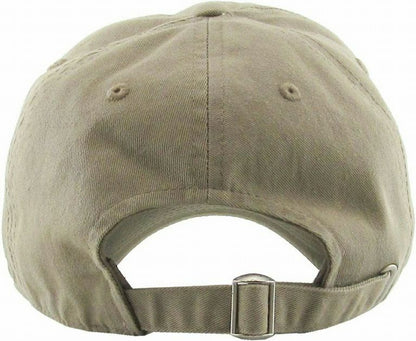 Kids Tan Baseball Hat. Adjustable in back.- Little Gift Nook