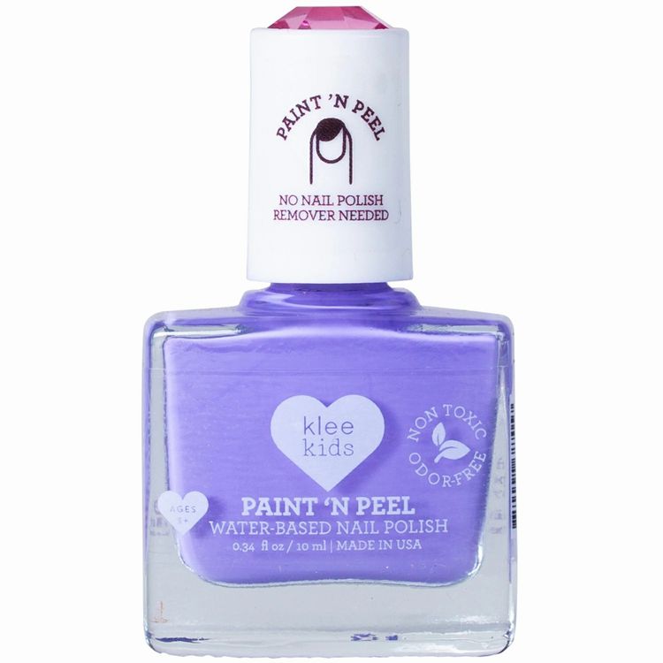 Klee Naturals Peel-Off Nail Polish – Hartford Purple. non-toxic, Made in USA! - Little Gift Nook