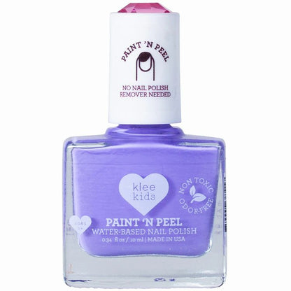 Klee Naturals Peel-Off Nail Polish – Hartford Purple. non-toxic, Made in USA! - Little Gift Nook