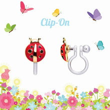 Load image into Gallery viewer, Little Ladybug Lead Free CLIP ON Earrings