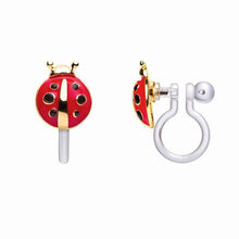 Load image into Gallery viewer, Little Ladybug Lead Free CLIP ON Earrings