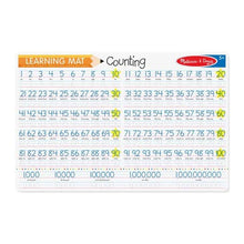 Load image into Gallery viewer, Melissa &amp; Doug Learning Mat Counting 1-100. Double sided, use number 2 pencil or chalkboard crayons.