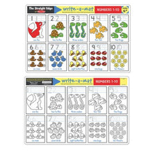 Load image into Gallery viewer, Melissa &amp; Doug Learning Mat Numbers 1-10. Double sided.