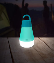 Load image into Gallery viewer, Modern Monkey Mood Mixer Mini Drop Light. Shows little handheld plastic light up light that changes color with button. Has hook handle at top. - Little Gift Nook.