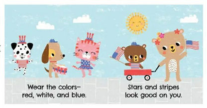 My American Baby Boad Book - Little Gift Nook