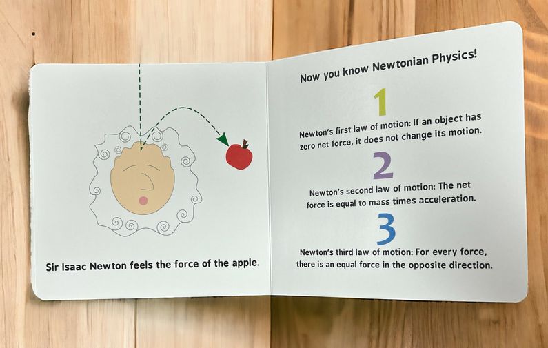 Newtonian Physics for Babies : Baby University Board Book - Little Gift Nook
