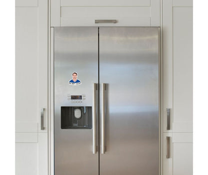 Oh My Josh Josh Allen Buffalo Bills Magnet 3". Shown on fridge. - Little Gift Nook