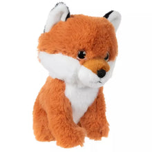 Load image into Gallery viewer, Orange Fluffy Soft Fox Plush.  Measures 8&quot; Tall. Ages 3 and up. Little Gift Nook.