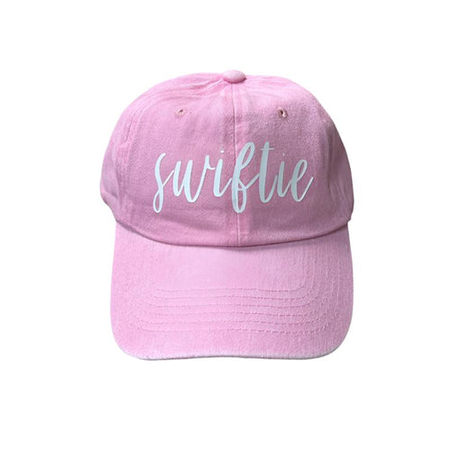 Pink Swiftie Inspired Baseball Hat ~ Big Kids / Adult size