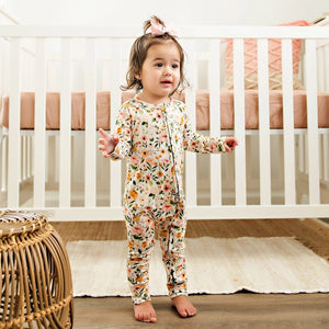 Pink Yellow Boho Floral Bamboo Sleeper