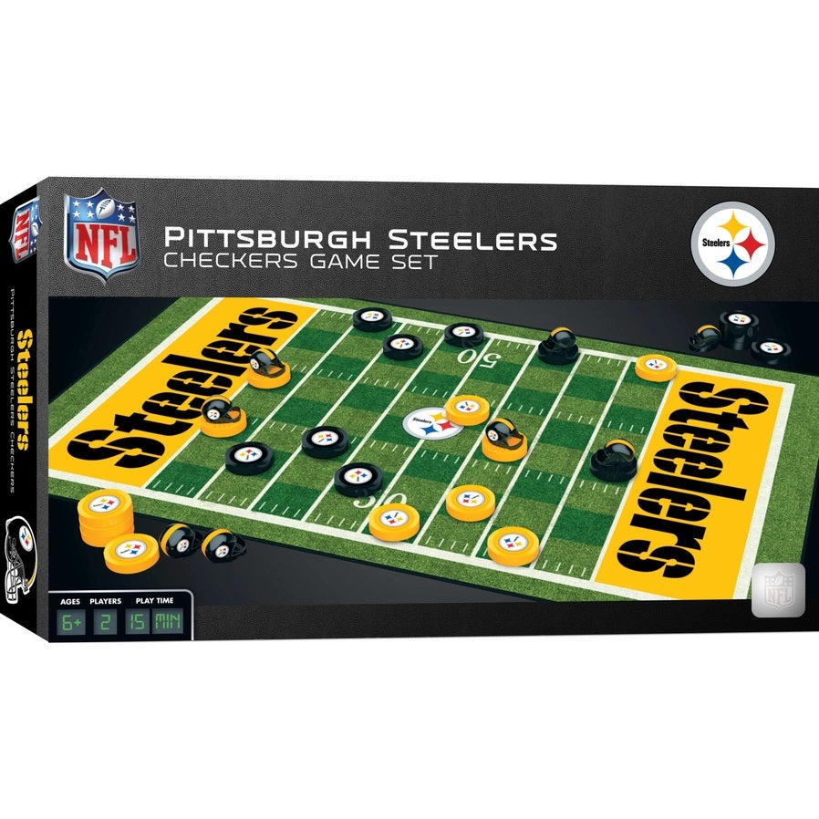 Pittsburgh Steelers Checkers Board Game