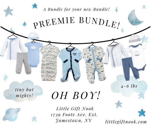 Preemie Baby Boy Bundle