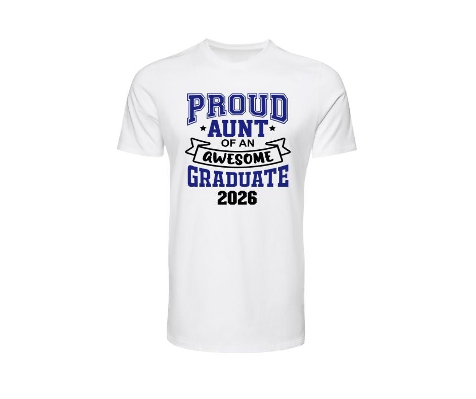 Proud Family of a 2026 Graduation T-Shirt – Mom, Dad, Aunt, Sister - Little Gift Nook