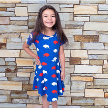 Load image into Gallery viewer, Red and Blue Buffalo Buttery Soft Dress for baby &amp; kids