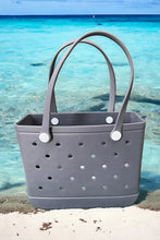 Load image into Gallery viewer, Rubber Beach Bag in Gray - Little Gift Nook