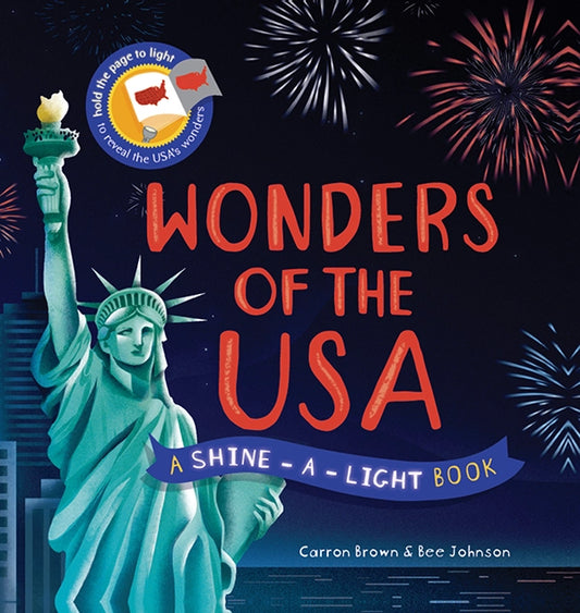 Shine-A-Light: Wonders of the USA Book - interactive book - Little Gift Nook