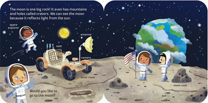 Space Peek a Flap Board Book - Little Gift Nook