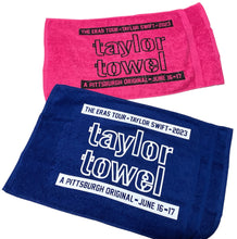 Load image into Gallery viewer, The Taylor Towel! Taylor inspired handmade keepsake - Little Gift Nook