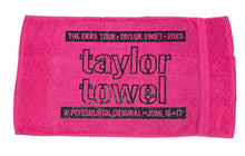 Load image into Gallery viewer, The Taylor Towel! Taylor inspired handmade keepsake - Little Gift Nook