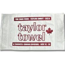 Load image into Gallery viewer, The Taylor Towel! Taylor inspired handmade keepsake - Little Gift Nook