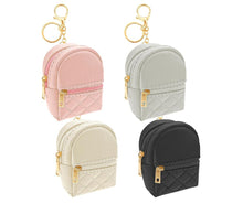 Load image into Gallery viewer, Mini Backpack Coin Purse Keychain