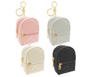 Mini Backpack Coin Purse Keychain