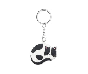 Cat Kitty Plastic Keychain