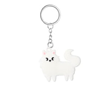 Load image into Gallery viewer, Cat Kitty Plastic Keychain