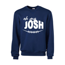 Load image into Gallery viewer, Oh My Josh Navy White Crewneck Sweatshirt