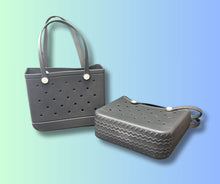 Load image into Gallery viewer, Rubber Beach Bag in Gray!