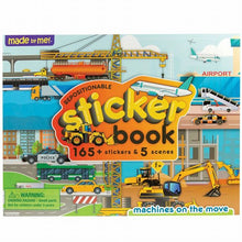 Load image into Gallery viewer, Transportation Sticker Book ~ repositionable stickers!