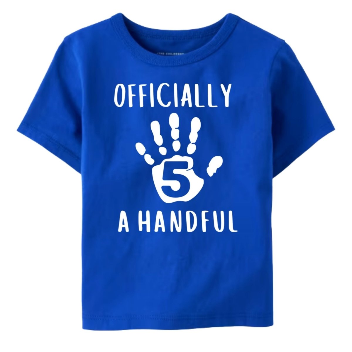 Officially 5 – A Handful Birthday Shirt for Kids - Little Gift Nook