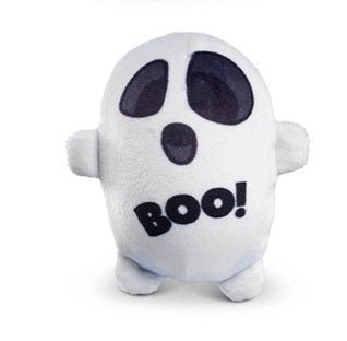 White ghost Halloween sensory fidget bubble stuffed squeeze plush toy.