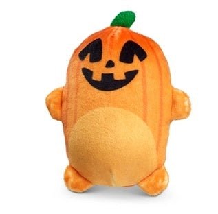 Orange Halloween sensory fidget bubble stuffed pumpkin plush toy. 