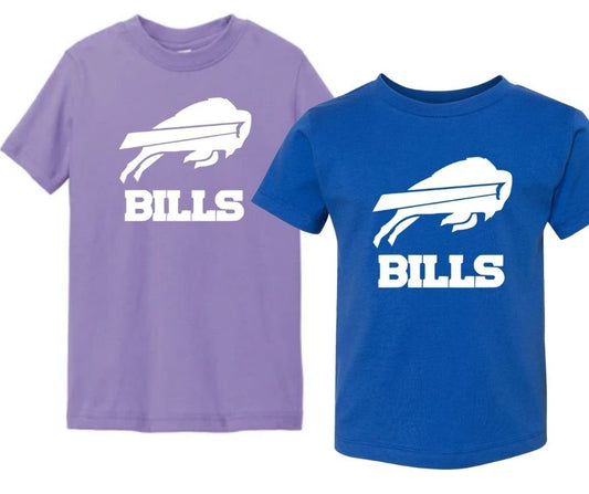Custom Buffalo Lavender & Royal Kids Shirts