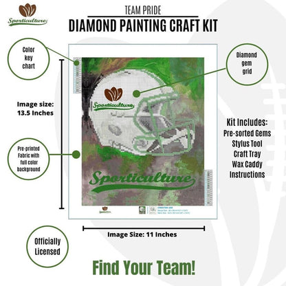 Diamond Art Painting Craft Kit contents of what is included in package. 