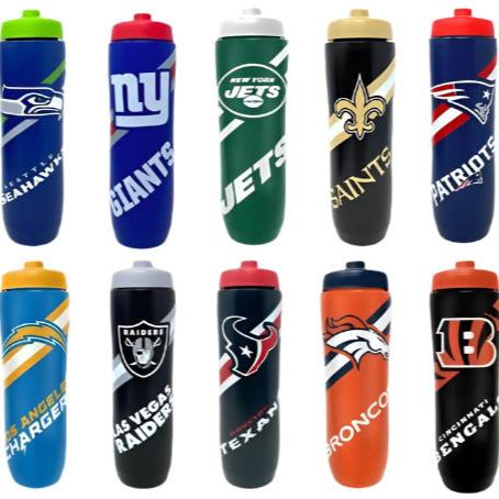 NFL Squeezy Water Bottles ~ Pick your Team!