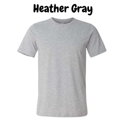 Bella Canvas heather gray unisex custom tshirt - Little Gift Nook